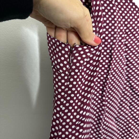 Zimmermann curacao Polka Dot Mini dress brown viscose slip women's 1 US 6 - Picture 7 of 10